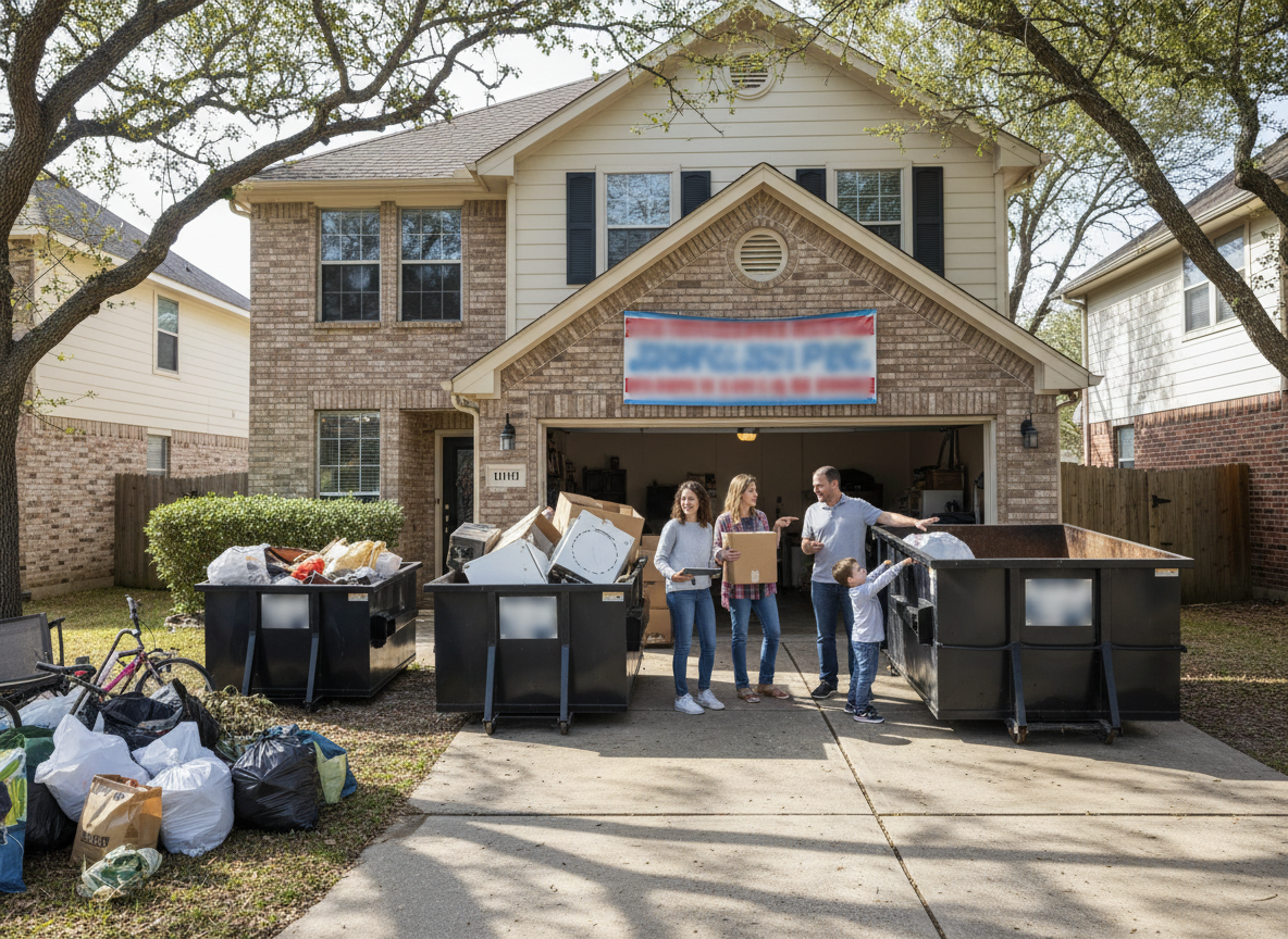 How to Choose the Right Roll Off Dumpster Size for a Spring Branch Home Cleanout